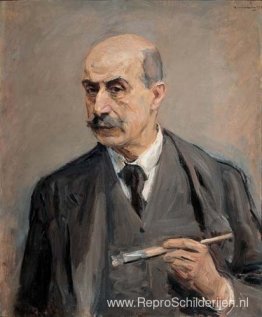 Zelfportret met penseel Zelfportret met penseel