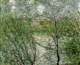 Het eiland Grande-Jatte aan de Siene Het eiland Grande-Jatte aan de Siene