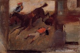 Studio-interieur met 'The Steeplechase' Studio-interieur met 'The Steeplechase'