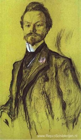 Portret van de dichter Konstantin Balmont Portret van de dichter Konstantin Balmont