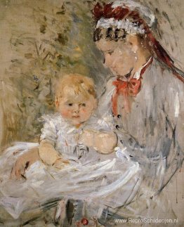 Julie Manet en haar verpleegster Julie Manet en haar verpleegster