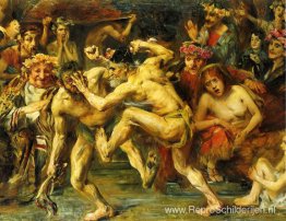 Odysseus vecht met de bedelaar Odysseus vecht met de bedelaar
