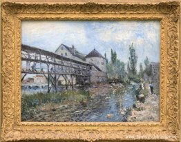 Watermolen bij Moret door Alfred Sisley Watermolen bij Moret door Alfred Sisley