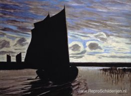 Bark aan de rivier de Hamme Bark aan de rivier de Hamme