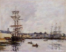 Le Havre, het Casimir Delavigne-bekken Le Havre, het Casimir Delavigne-bekken