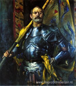 Zelfportret als vaandeldrager Zelfportret als vaandeldrager