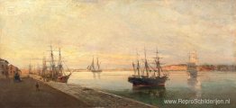 De haven van Volos De haven van Volos