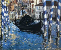 Het grote kanaal van Venetië (Blauw Venetië) Het grote kanaal van Venetië (Blauw Venetië)