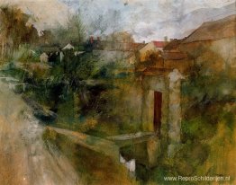 Uitzicht op Montcourt Uitzicht op Montcourt