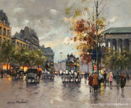 Omnibus op de Place de la Madeleine Omnibus op de Place de la Madeleine