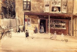 De winkel - een buitenkant De winkel - een buitenkant