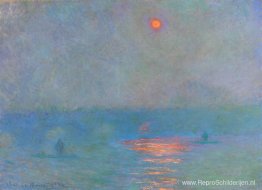 Waterloo Bridge, zonlicht in de mist Waterloo Bridge, zonlicht in de mist