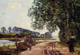 De oevers van de rivier de Auray De oevers van de rivier de Auray