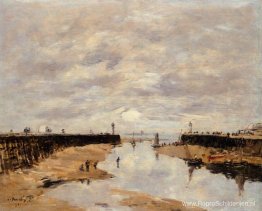 De steigers, eb, Trouville De steigers, eb, Trouville