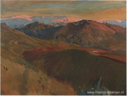 De begraafplaats in de Sierra Nevada, Granada De begraafplaats in de Sierra Nevada, Granada