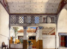 Interieur van het Caius Martiushuis Interieur van het Caius Martiushuis