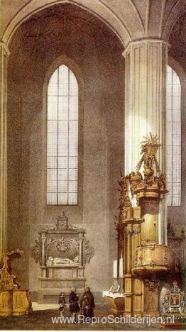 Interieur van de Bernardine-kerk in Vilnius, Litouwen Interieur van de Bernardine-kerk in Vilnius, Litouwen