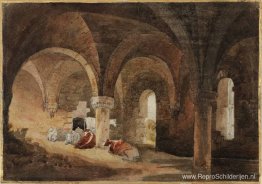 Crypte van Kirkstall Abbey (naar JMW Turner) Crypte van Kirkstall Abbey (naar JMW Turner)