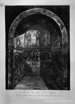 Nis in de tempel van Isis in Pompei Nis in de tempel van Isis in Pompei