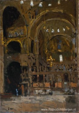 Interieur van de San Marco, Venetië Interieur van de San Marco, Venetië