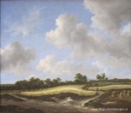 Landschap met een korenveld Landschap met een korenveld