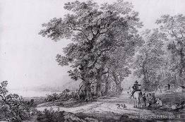 Landschap met bos Landschap met bos