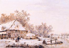 Winterlandschap met boerderij Winterlandschap met boerderij