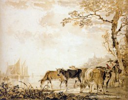 Landschap met koeien Landschap met koeien