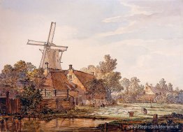 Zicht op Bleechingground in Vriesepoort Zicht op Bleechingground in Vriesepoort