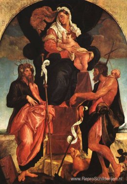 Madonna en Kind met Heiligen Madonna en Kind met Heiligen