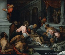 Christus geneest de lamme man Christus geneest de lamme man