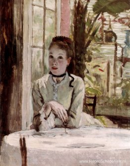 Een vrouw in een elegant interieur Een vrouw in een elegant interieur