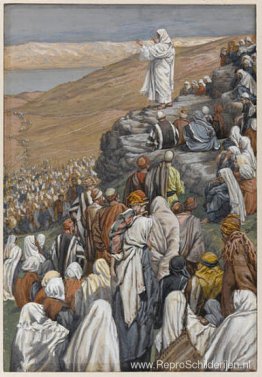 De Bergrede, illustratie voor 'Het leven van Christus' De Bergrede, illustratie voor 'Het leven van Christus'