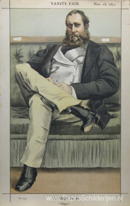 Karikatuur van Lionel Dawson Damer M.P. Karikatuur van Lionel Dawson Damer M.P.