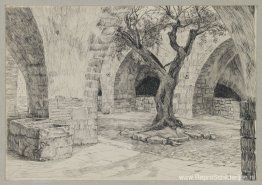 Bijgebouw van het Armeense klooster, Jeruzalem, illustratie uit Bijgebouw van het Armeense klooster, Jeruzalem, illustratie uit