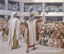 Mozes en Aäron spreken tot het volk Mozes en Aäron spreken tot het volk