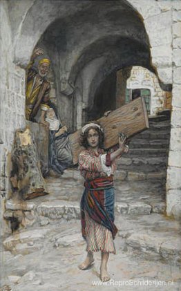 De jeugd van Jezus, illustratie voor 'Het leven van Christus' De jeugd van Jezus, illustratie voor 'Het leven van Christus'