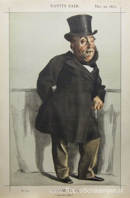 Karikatuur van William Henry Gregory Karikatuur van William Henry Gregory