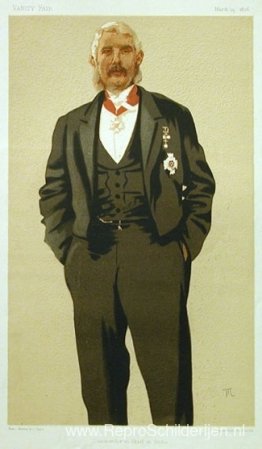 Karikatuur van generaal Sir Frederick Paul Haines Karikatuur van generaal Sir Frederick Paul Haines