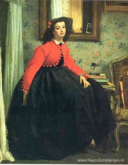 Portret van Mlle. LL (Jonge dame in een rood jasje) Portret van Mlle. LL (Jonge dame in een rood jasje)
