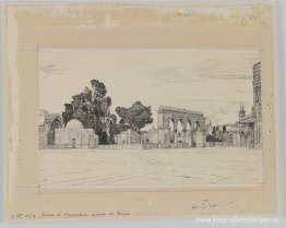 Veronderstelde plaats van de tempel Veronderstelde plaats van de tempel