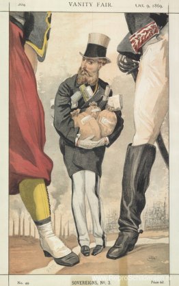 Vorsten nr. 30 Karikatuur van Leopold II van de Belgen Vorsten nr. 30 Karikatuur van Leopold II van de Belgen
