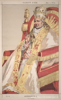 Vorsten nr. 60 Karikatuur van paus Pius IX Vorsten nr. 60 Karikatuur van paus Pius IX