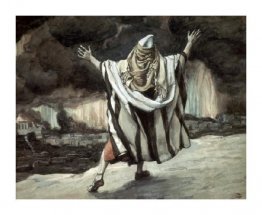 Abraham ziet Sodom in vlammen opgaan Abraham ziet Sodom in vlammen opgaan
