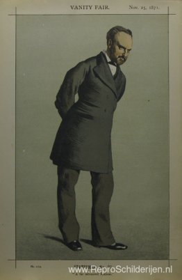 Karikatuur van Sir Charles Wentworth Dilke, 2de Baronet PC Karikatuur van Sir Charles Wentworth Dilke, 2de Baronet PC