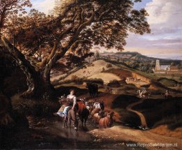 Een pastoraal landschap Een pastoraal landschap