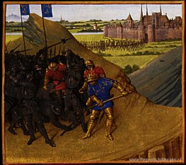 Overwinning van Hendrik I op zijn broer Robert Overwinning van Hendrik I op zijn broer Robert