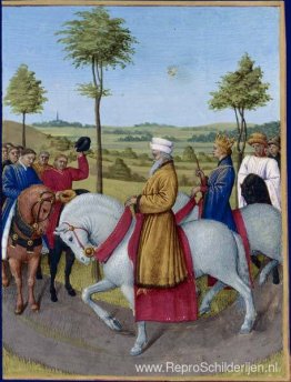 Keizer Karel IV en de hoogwaardigheidsbekleders van Parijs Keizer Karel IV en de hoogwaardigheidsbekleders van Parijs