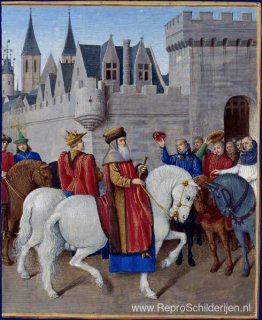 Intocht van keizer Karel IV in Cambrai Intocht van keizer Karel IV in Cambrai