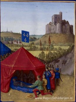 Overlijden van Bertrand du Guesclin Overlijden van Bertrand du Guesclin